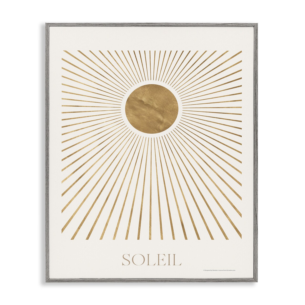 Stupell Industries Soleil Boho Sun Framed Giclee Wall Art Design by Reinders